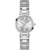 GUESS GW0470L1 Kristallklar - Horloge - Silber/Silber