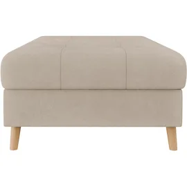 Home Affaire Polsterhocker CHARRE XXL 118 x 40 x 73 cm Beige