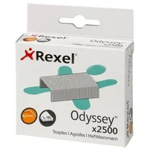 Rexel Heftklammern Odyssey, 2 - 60 Blatt Heftleistung, verzinkt, 2500 Stück