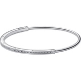 Pandora 592313C01 Damen-Armreif I-D Pavé Silber 925, 17,5 cm