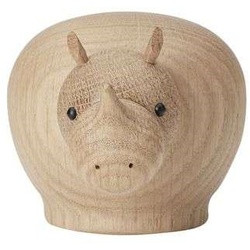 Woud - Rina Rhinoceros Small Oak - 13 cm - 7.9 cm - 7 cm