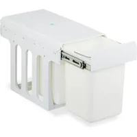 Relaxdays Einbaumülleimer 0 l Weiß