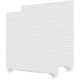 ibobu Plissee ohne Bohren Plissees Klemmfix Die Aluleisten weiß Easyfix Plisseeroll Rollo für Fenster Einfache Montage Sichtschutz und Sonnenschutz