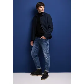STREET ONE Stehkragenpullover Schwarz L