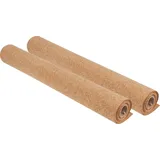 VBS Dekorationsfolie Kork, selbstklebend, Granulat 43 cm x 150 cm 2er-Pack braun