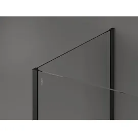 Mexen Kioto Duschtrennwand 90 x 200 cm Schwarz/Transparent 800-090-212-70-00-085
