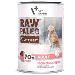 RAW PALEO Nassfutter für ausgewachsene Hunde Schweinefleisch 400g