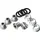 Shimano Kettenblattschrauben Silber