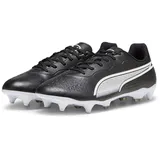 Puma King Match Mxsg Soccer Shoe, Black White, 42