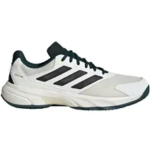 adidas Herren CourtJam Control 3 Clay Tennis Shoes, Off White/core Black/Aurora ivy, 48 EU - 48 EU