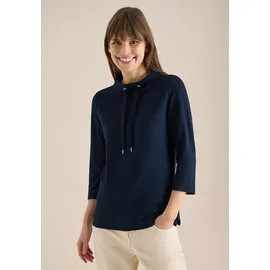 Cecil Stehkragenshirt Blau XL