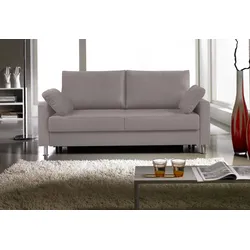 Schlafsofa BALI "FLEXA, Sitzen / Relaxen / Schlafen", grau (hellgrau), B:166cm H:90cm T:95cm, Sofas, – Schlafsofa „Made in Germany“