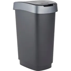 Rotho Twist 10 l dark silver