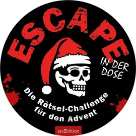 arsEdition Escape-Adventskalender in der Dose. Die Rätsel-Challenge für den Advent