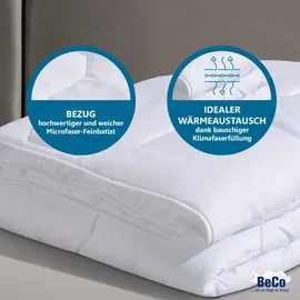 Beco 4-Jahreszeiten-Microfaser-Steppbett 135x200cm BW101248,