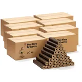 Holzbriketts PiniKay Hartholzbriketts - Kaminbriketts Briketts Kamin Ofen Grill - 8 kg