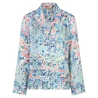 Bluse Reverskragen Uta Raasch mehrfarbig, 46