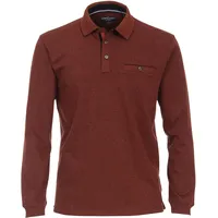 CASAMODA "CASAMODA Polo-Shirt Langarm gestreift" Gr. 5XL,