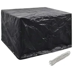 vidaXL Gartenmöbel-Abdeckungen 2 Stk. 8 Ösen 135x135x90 cm