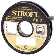 Waku Stroft FC1 Monofile Angelschnur, 25 m, grau, Unisex, 0,360mm-10,7kg