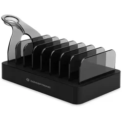 Conceptronic Ladegerät 8Port 75W 2xUSB-C PD Deskt