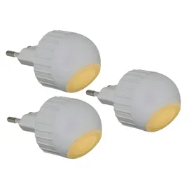 Trango 3er Pack 11-36E LED Nachtlicht *EYE* Orientierungslicht Sicherheitslicht Kindernacht mit Helligkeitssensor Auto AN/AUS
