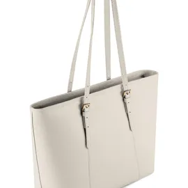 lazarotti Bologna Leather Shopper Cream White
