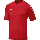 Jako Team (Kurzarm) Fußballtrikots, Sportrot, 164