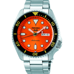 Seiko 5 Sports Automatik Sports SRPD59K1 - orange,silber - 42,5mm