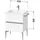 Duravit Waschtischunterschrank 2 Auszüge 61,0 x 47,7 x 59,2 cm Nussbaum matt
