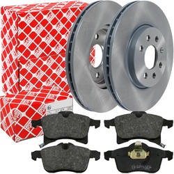 Febi Bremsscheiben 280mm + Beläge Vorne Passend Für Opel Meriva A + Combo: Bremsbelagsatz, Scheibenbremse Valeo: 872832 Fte: 9010859 Fte: Bl2611b1 Gh: