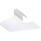 12er-Pack Hosenbügel mit Offenen Enden, Kleiderbügel Hosen Hosenbügel Platzsparend Metall Hosen Bügel, rutschfest und Platzsparend