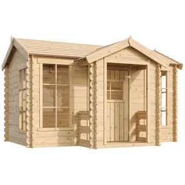TIMBELA Spielhaus M520 Beige Holz