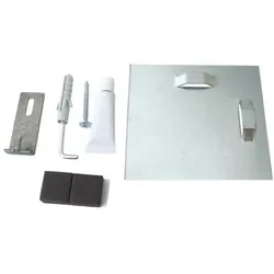 Vorhang - Set zur Befestigung des Spiegels Amirro 8x8 cm ZAVESM