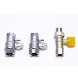 Bosch Service-Set 7738112224 2x Wartungshähne R1, Aufputzinstallation, Durchgang