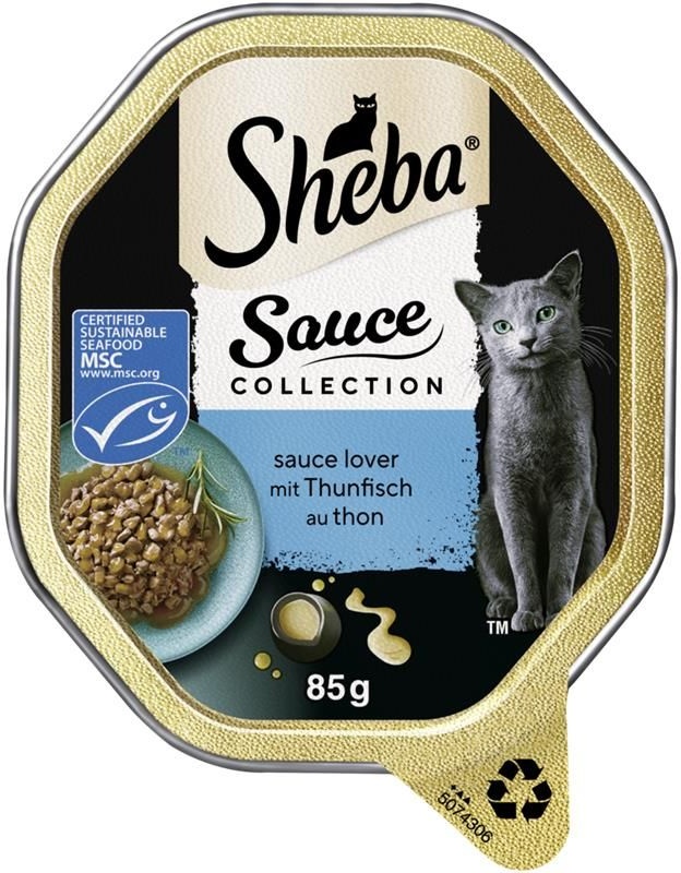Sheba Schale Sauce Collection Sauce Lover Thunfisch 85g (Menge: 22 je Bestelleinheit)