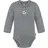 normani Outdoor Sports Baby Merino Langarmbody Tuai in Grau gestreift | Gr.: 74