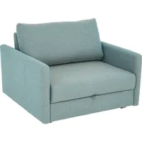 Bali Schlafsessel Elements, Türkis, Beige, Metall, 96x88x120 cm, Oeko-Tex® Standard 100, Stoffauswahl, Liegefunktion, Wohnzimmer, Sessel, Schlafsessel
