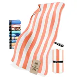 NirvanaShape Strandtuch XXL - Strandhandtuch mit über 32 Strand-Muster - schnelltrocknende Mikrofaser Badetuch, Microfaser Handtuch, Badehandtuch - 200 x 90 cm