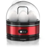 Arendo Eierkocher Edelstahl, Warmhaltefunktion, Härtegrad einstellbar, für 7 Eier,