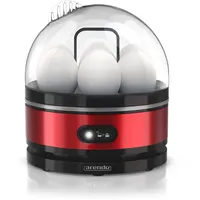 Arendo Eierkocher Edelstahl, Warmhaltefunktion, Härtegrad einstellbar, für 7 Eier,