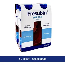 Fresubin Energy Drink Schokolade Trinkflaschen 4x200ml