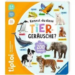 Ravensburger tiptoi Kennst du diese Tiergeräusche?, Tiere, Deutsch, Hardcover, 2