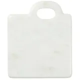Broste Copenhagen Olina Schneidebrett 14 x 17 cm, Marmor, weiß