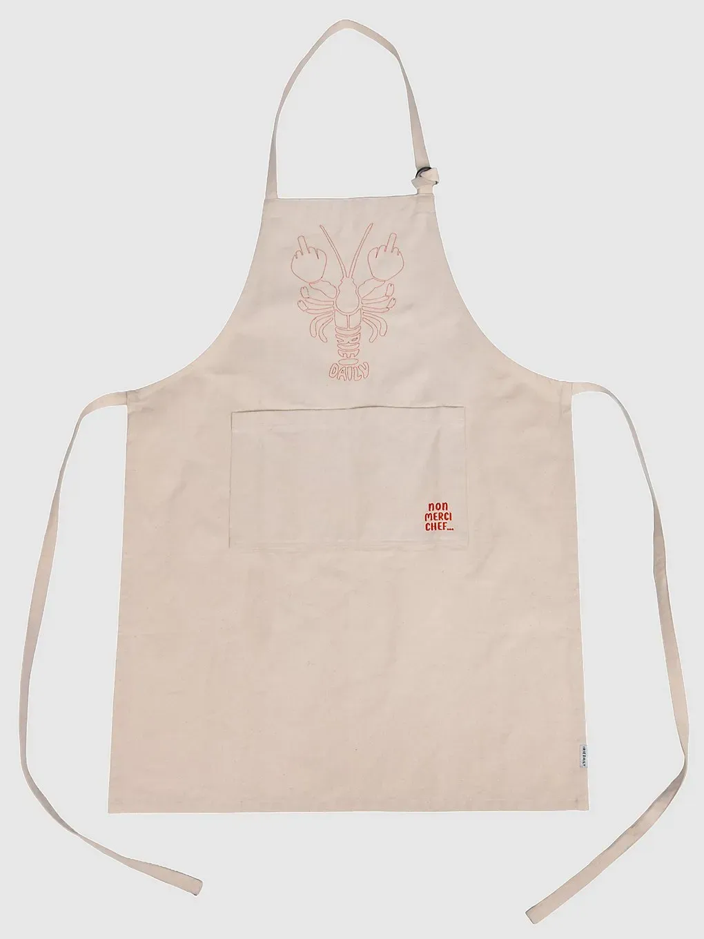 Iriedaily Non Merci Chef Apron undyed Gr. Uni