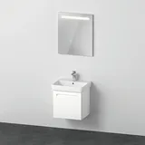 Duravit No.1 Möbelset 550, inkl. Waschtisch, Waschtischunterbau, Spiegel, N10152018180000, Farbe: Weiß Matt Dekor