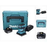 Makita DBO 480 G1J Akku Schwingschleifer 18 V 112 x 102 mm + 1x Akku 6,0 Ah + Makpac - ohne Ladegerät