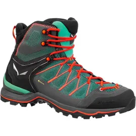 Salewa Mtn Trainer Lite Mid Goretex Wanderstiefel - Feld Green / Fluo Coral - EU 36