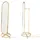 aea Ovaler Standspiegel 50 x 180 cm Gold