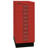 BISLEY MultiDrawer Schubladenschrank 38 x 28 x 67 cm rot